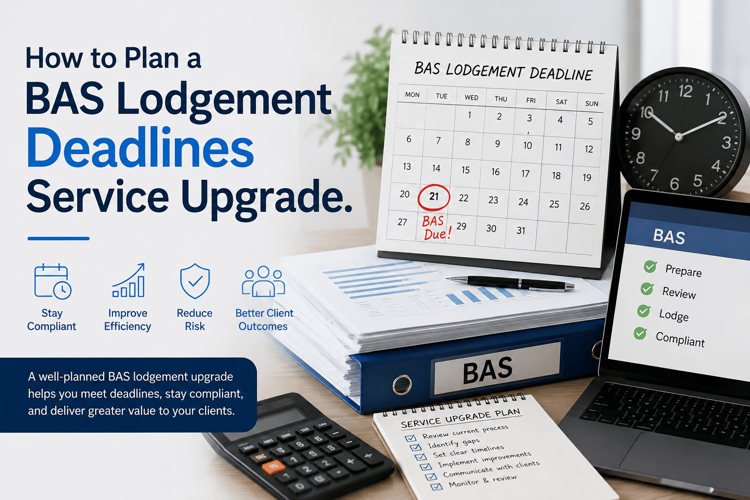 BAS lodgement deadlines in Australia